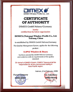 Certificate of Authority-DIMEX